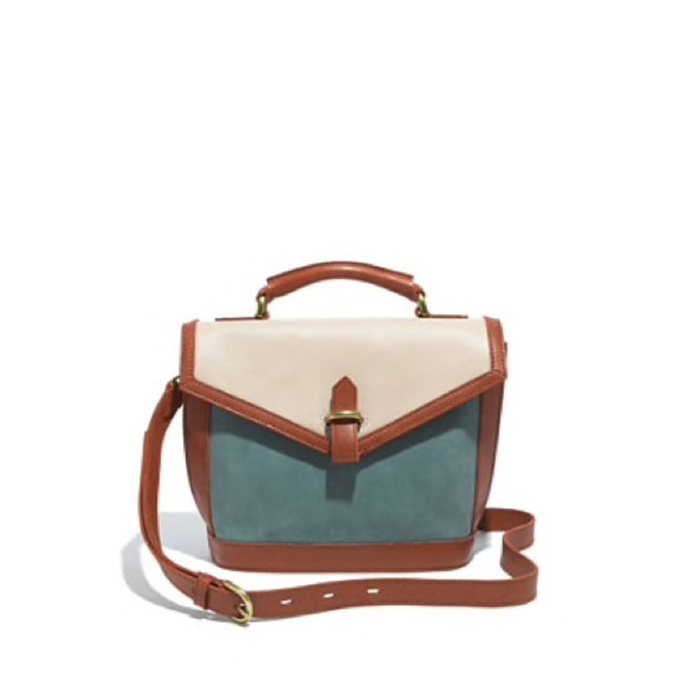 The Sloane mini satchel in color block